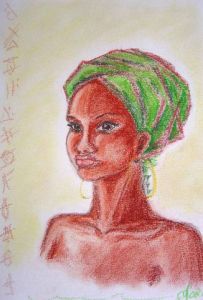 Voir le détail de cette oeuvre: Visage de Femme africaine